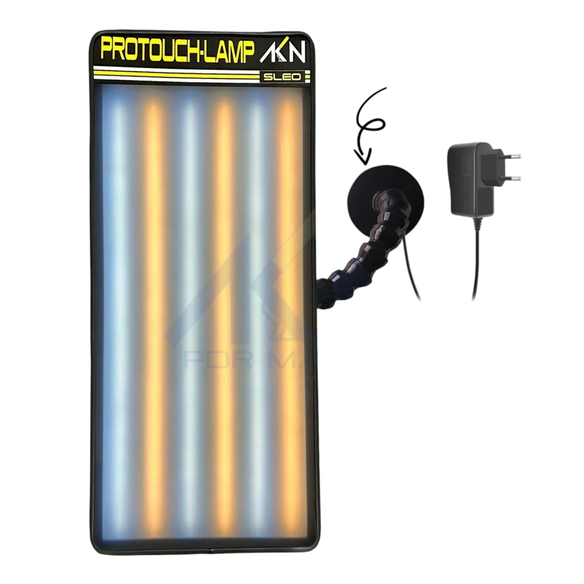 6-LED PDR Inspection Light – 45x20cm, Adjustable Brightness, Magnetic/Suction Mount InoxPDR